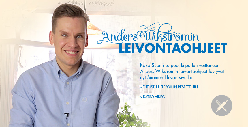 Anders Wikströmin leivontaohjeet